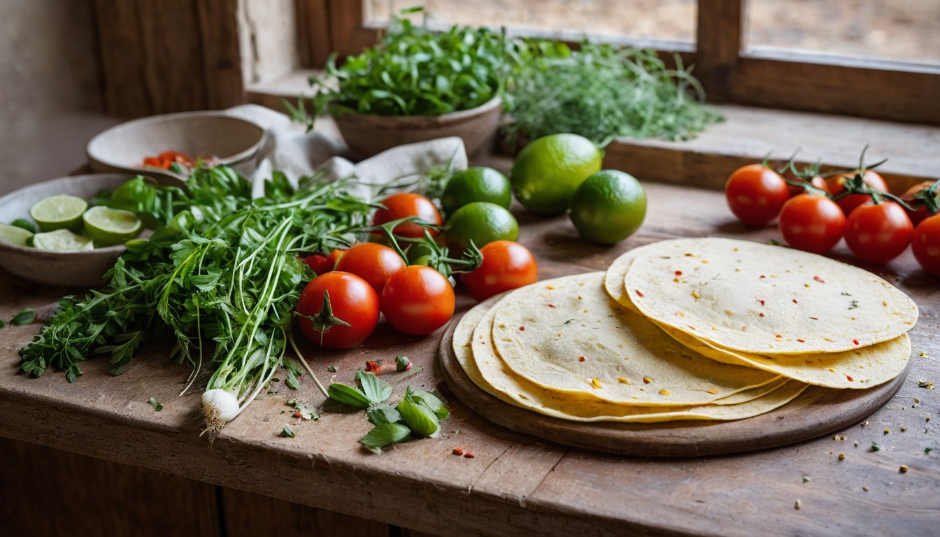 Ingredientes frescos para cocina artesanal en Ciudad de México