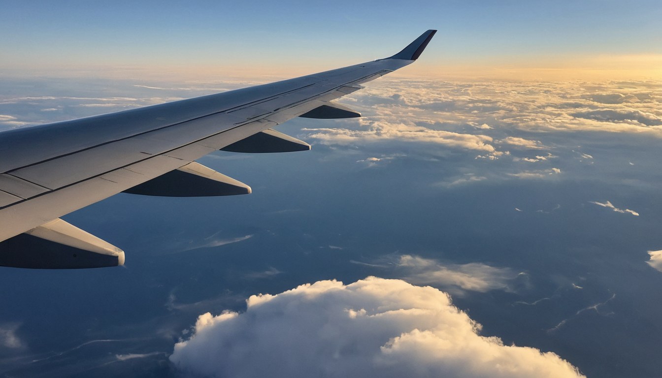 Viaje sereno sobre las nubes