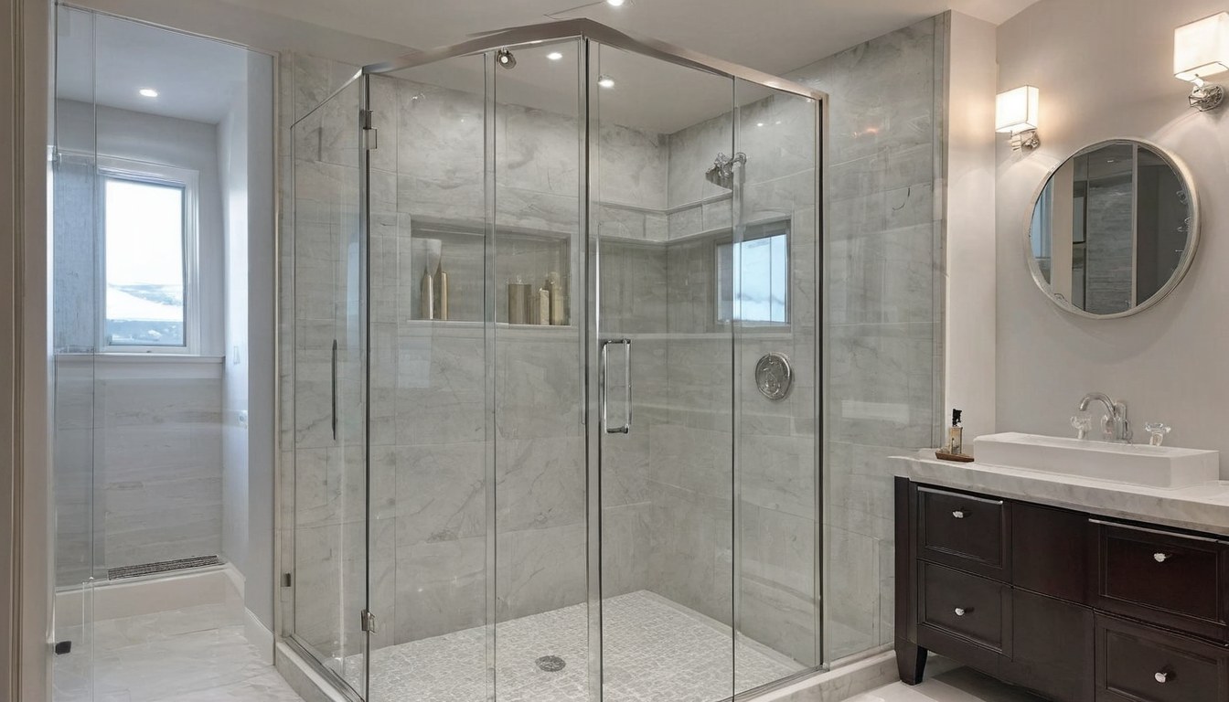 Cancel de baño de vidrio templado