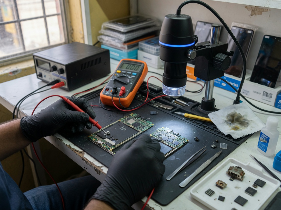 Diagnóstico y reparación de placa