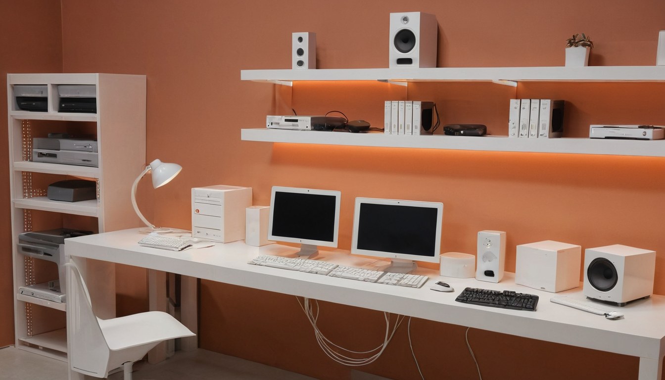 Interior de tienda de cómputo y accesorios en Ciudad de México