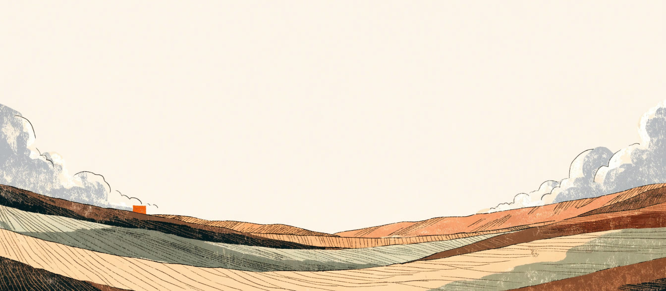 Horizonte de terracerías en capas con curvas de nivel