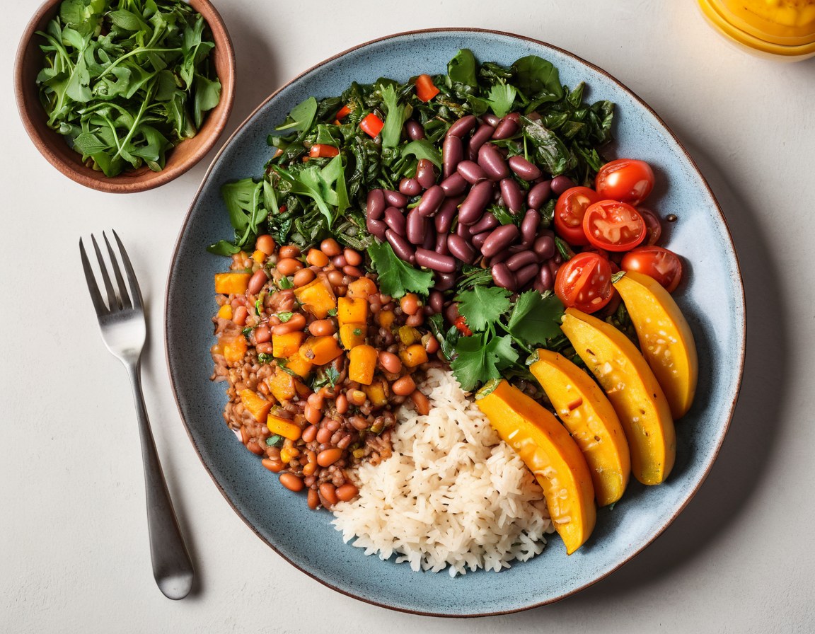 Opciones vegetarianas: preparación de comida corrida