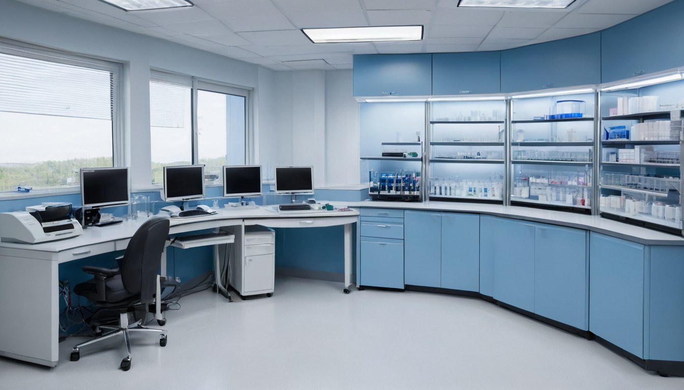 Área de análisis del laboratorio clínico en Ciudad de México