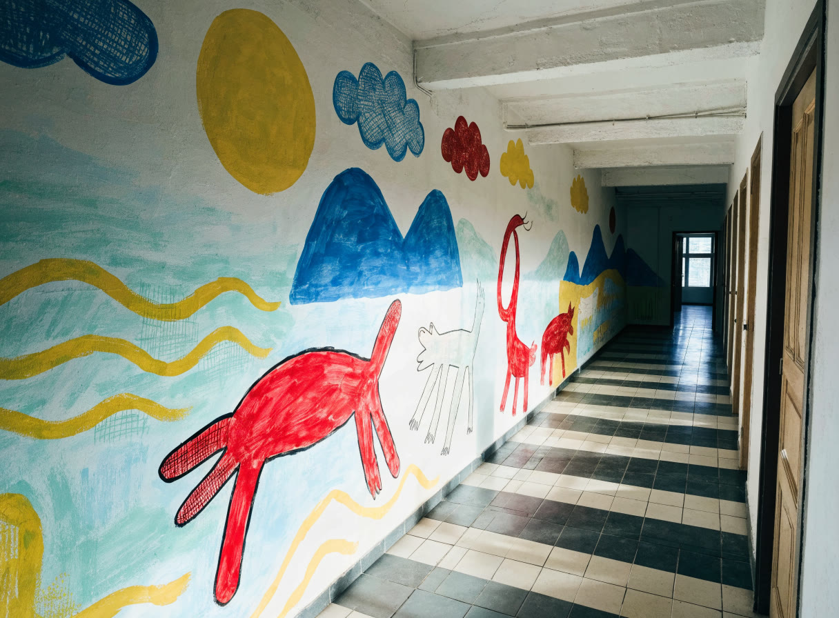 Murales escolares e infantiles