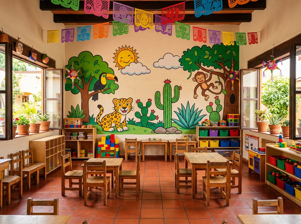 Murales escolares e infantiles