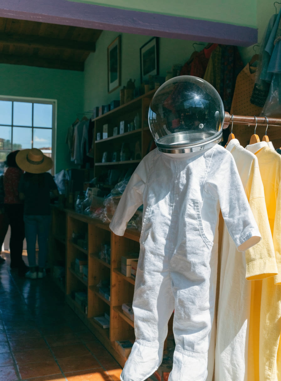 Disfraz infantil de astronauta con casco