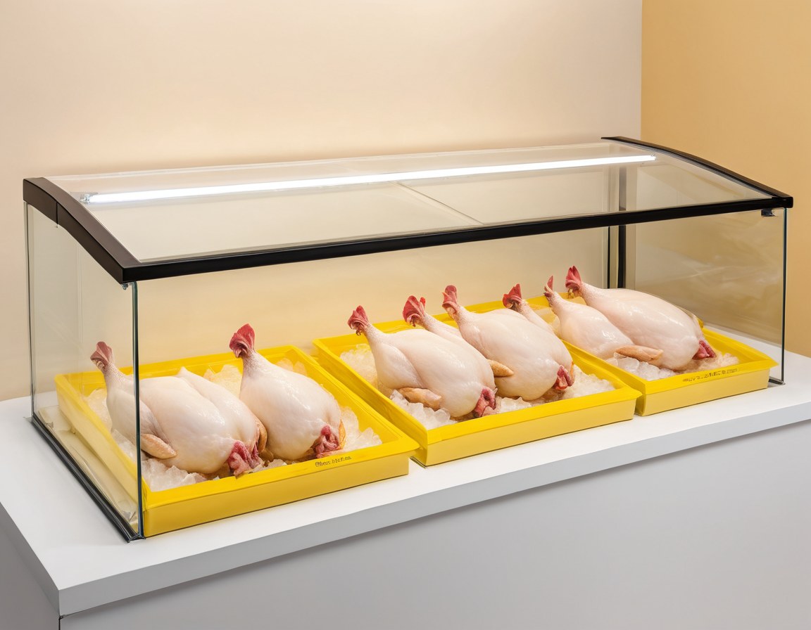 Selección de pollo fresco del productor regional en Ciudad de México