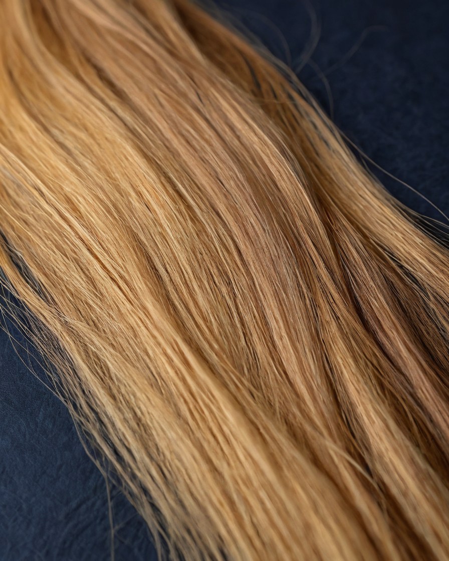 Tres tramas de cabello comparadas lado a lado: lacio, ondulado y rizo suave