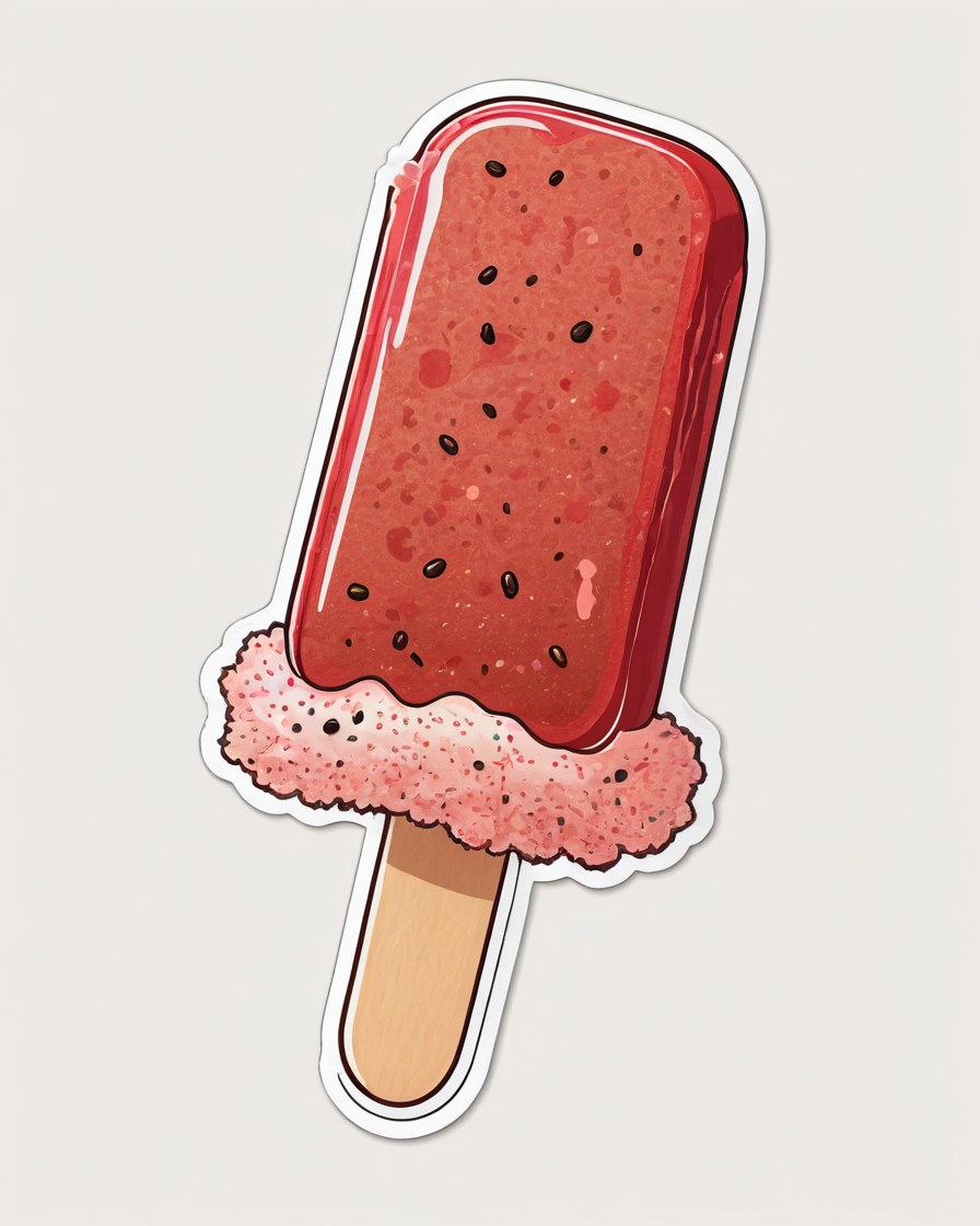 Paleta de tamarindo con chile y un gajo de limón al lado