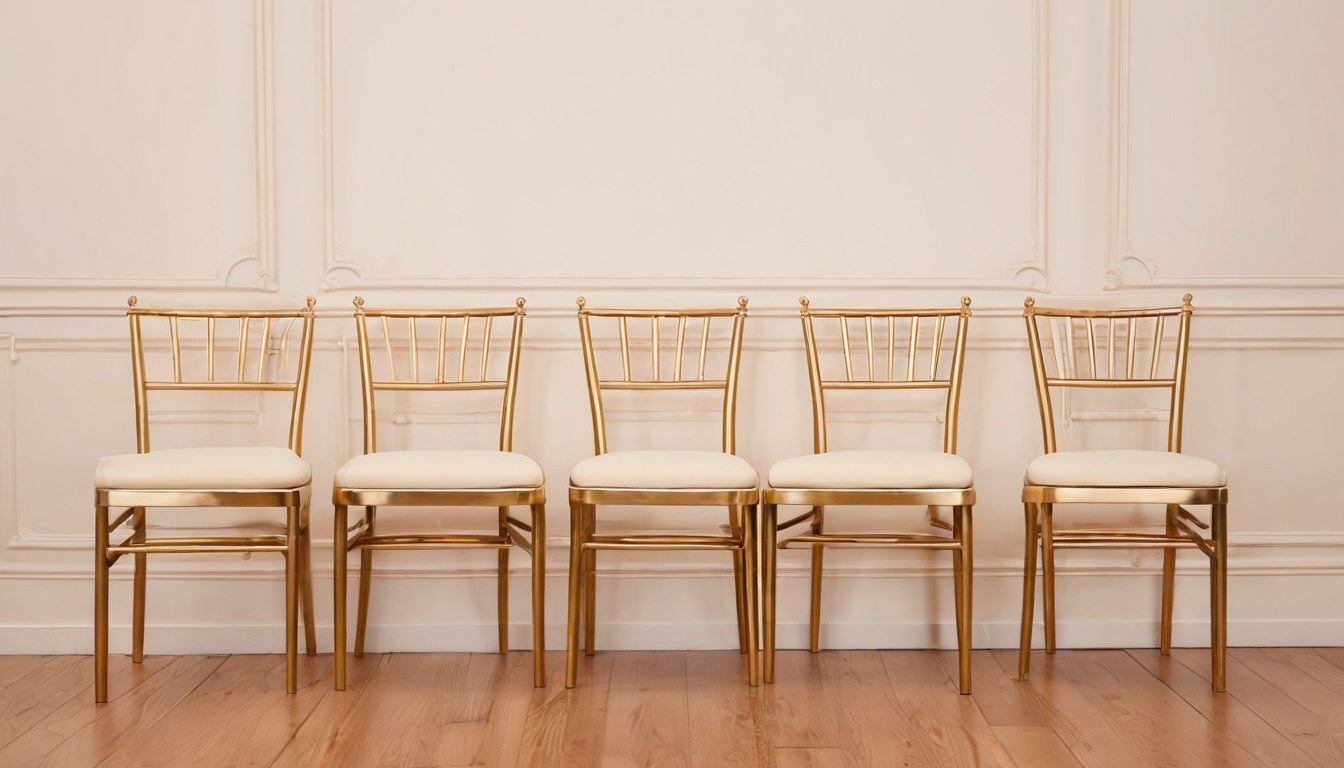 Sillería elegante para eventos en Ciudad de México