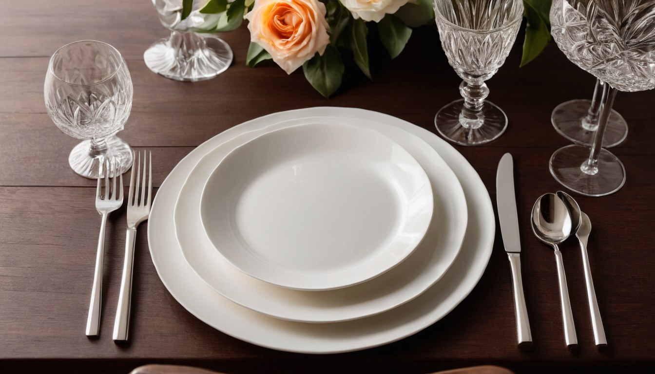 Montaje de mesa formal para evento