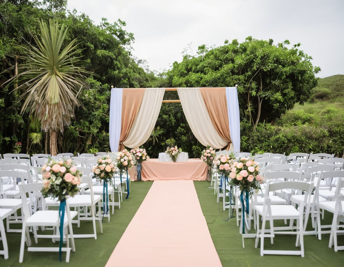 Arcos y estructuras decorativas — mobiliario para eventos