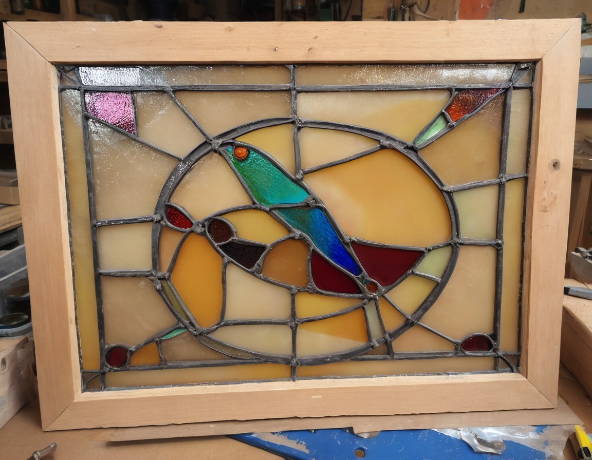Vitral emplomado a la medida