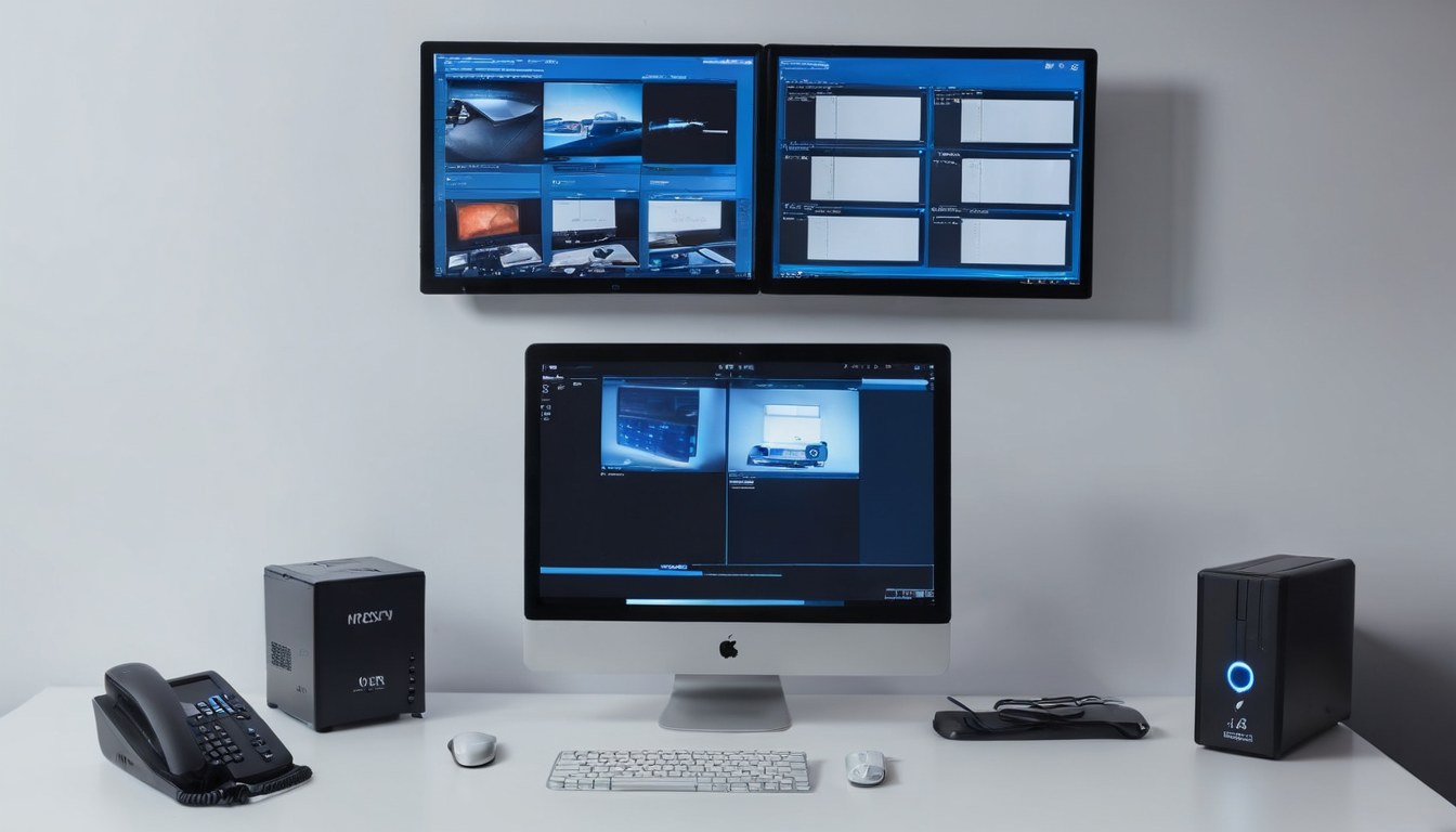 Sistema de monitoreo de videovigilancia profesional
